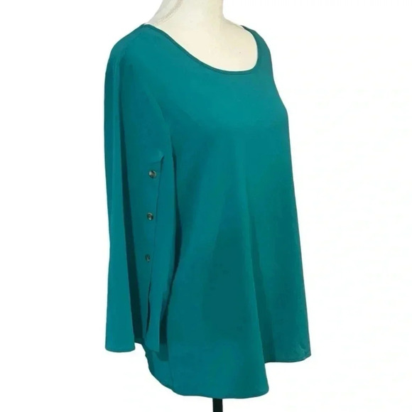 Counterparts size XL turquoise green pullover blouse NWT - Picture 3 of 12